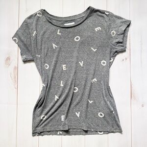 Current/Elliott Gray Oversized Tee